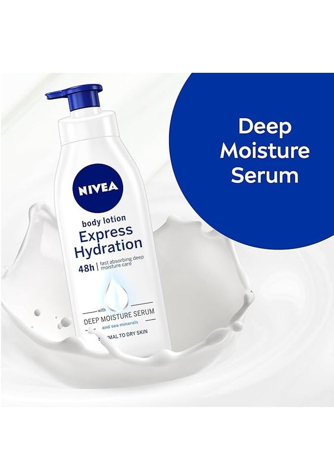 نيفيا عبوة من عبوتين من لوشن الجسم للترطيب السريع بالمعادن البحرية 400 مل - Image 2