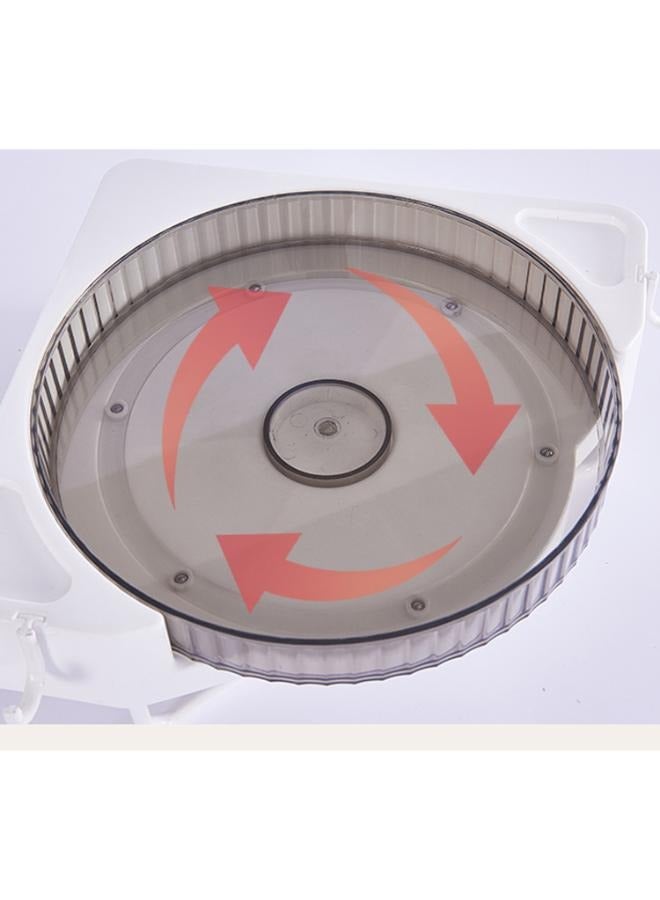 Eoptify Corner Shower Caddy with 360° Rotate Strong Adhesive, 2 Hooks & Towel Bar, Drill-Free Removable Wall-Mounted Organizer for Bathroom & Kitchen Storage - Image 2