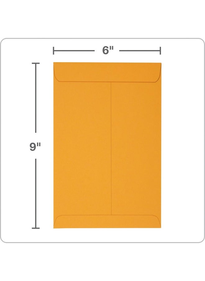 Columbian 6 X 9 Catalog Envelopes With Self Seal Closure 28 Lb Brown Kraft For Mailing Small Paper Photos & Greeting Cards 30 Per Pack (Colo403)  - Image 3