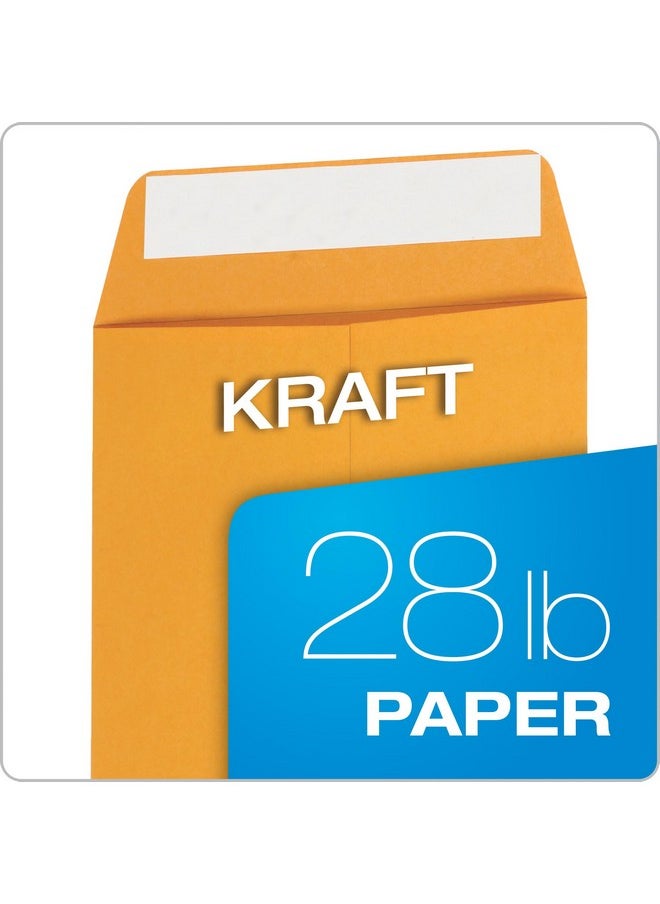 Columbian 6 X 9 Catalog Envelopes With Self Seal Closure 28 Lb Brown Kraft For Mailing Small Paper Photos & Greeting Cards 30 Per Pack (Colo403)  - Image 5