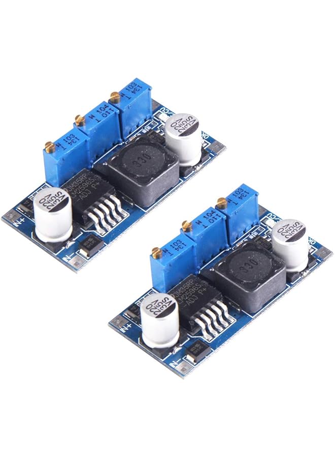 HiLetgo 2pcs LM2596 DC-DC Adjustable Step Down Power Module 7V-35V to 1.25V-30V 3A - Image 1