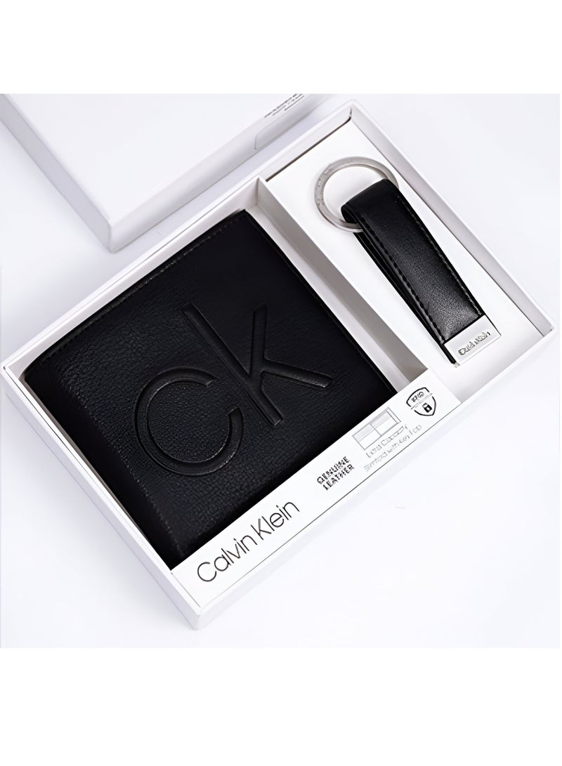 CALVIN KLEIN JEANS PLUS Calvin Klein Wallet-Keychain Set For Men  - Image 1