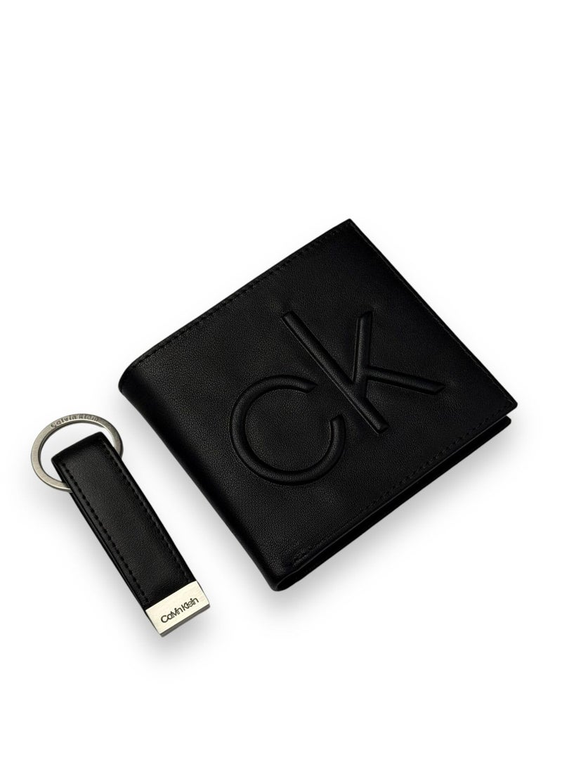 CALVIN KLEIN JEANS PLUS Calvin Klein Wallet-Keychain Set For Men  - Image 2