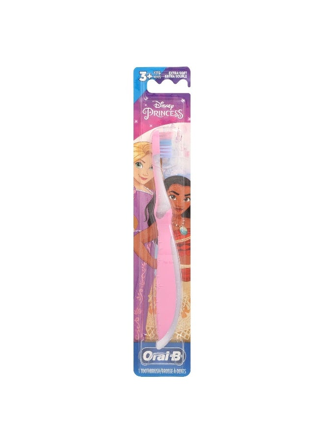Oral-B Oral-B, Toothbrush, Extra Soft, 3+ Yrs, Disney Princess, 1 Toothbrush  - Image 1