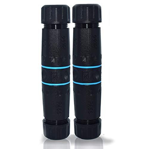 ELifeApply RJ45 Waterproof Connector, Cable Connector Female to Female, with Shielding Cable Coupler-CAT6-YMP23-Blue-2PCS - Image 1