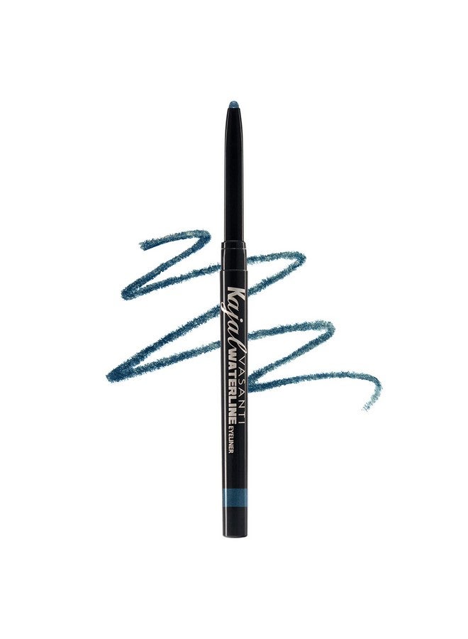 VASANTI Kajal Waterline Eyeliner Pencil - Long-lasting, Waterproof, Smudge-proof, Safe for Sensitive Eyes, Waterline Eye Liner - Opthalmologist Approved and Tested (Ice Blue) - Image 1