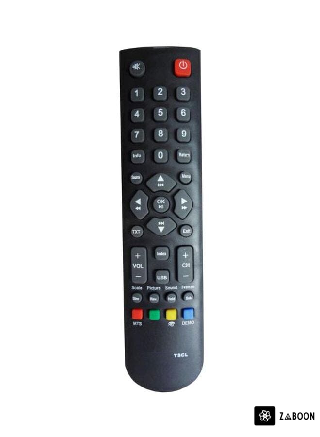 Zaboon Remote Control For TCL Screen tcs081 Black
