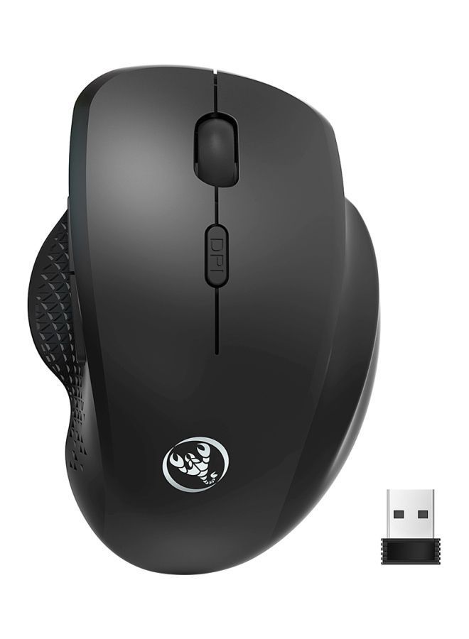 NIBEMINENT Wireless Adjustable DPI Mouse Black  - Image 1