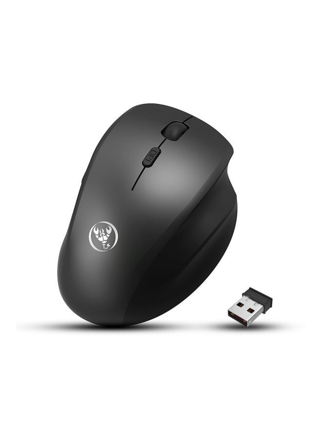 NIBEMINENT Wireless Adjustable DPI Mouse Black  - Image 4