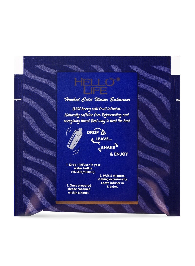 Hello Life Hello Life, Lychee Cold Infuse Tea Bags, 20 Pyramid Biodegradable Teabags in 1 Box, Pack of 1  - Image 5