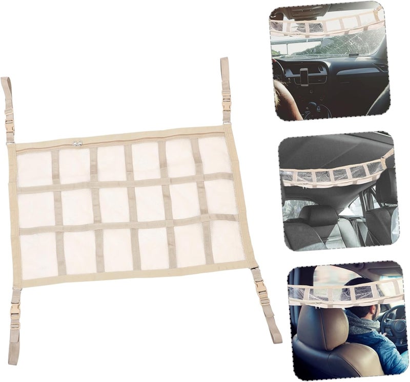 Easy assemble MAGICLULU Roof Net Storage Bag SUV Cargo Net Car Storage Organizer Truck Ceiling Organizer Non sticky surface Set product combo compatible Flexible anti-break All-round applied quality Gulf market standard build Global light sturdy raw material Market mainstream color picks All space matching look Heavy load resistant Varied dimensions Shop & home all-space compatible Bulk storage easy optimized build Transit & use compatible Different assemble options Growing order stock support Climate adapted upgraded quality Easy assemble alternatives Long term heavy use compatible Multi option design General need oriented design High precision lightweight material Instant order available stock Bulk order available stock Most item matching trendy design - Image 3