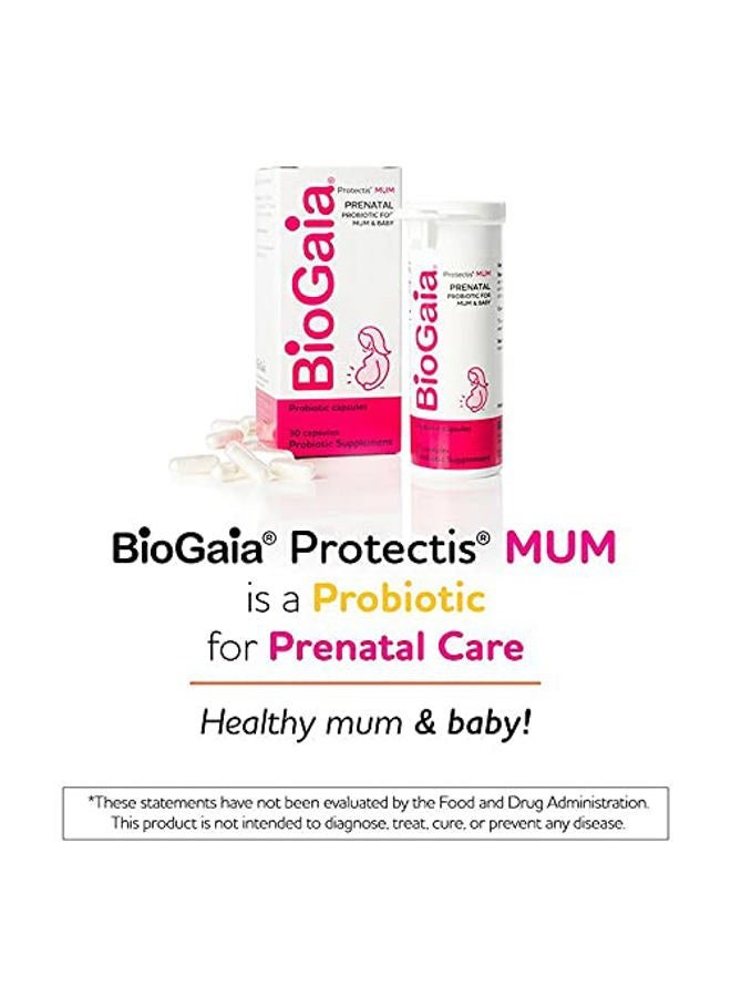 BioGaia Protectis Mum | A Prenatal Probiotic | Helpful for Mom & Baby | Support Baby's Developing Digestive & Immune Systems | Boosts Mom's Immune Defenses & Promotes Good Digestive Health | 30 Count - Image 2