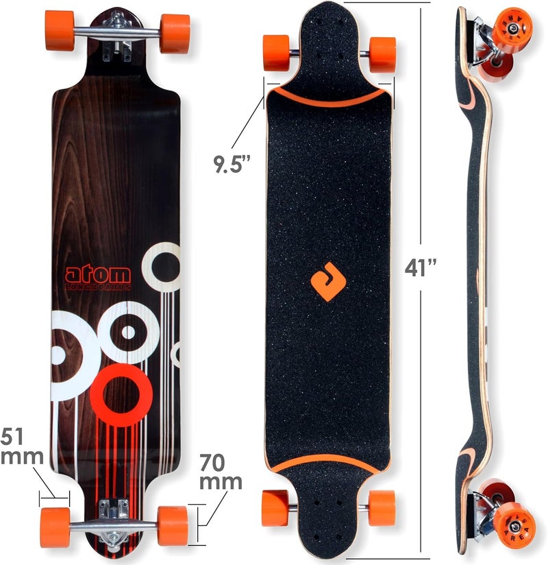 Atom Longboards Atom Drop Deck Longboard (41-Inch) - Image 2