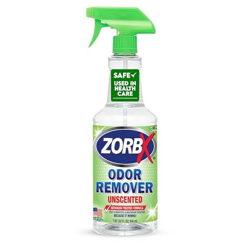 ZORBX Unscented Odor Remover Spray 32 oz - Perfect Solution for Strong Odor - Advanced Trusted Formula & Fast-Acting Odor Eliminator for Dog, Cat, Puppy - Image 1