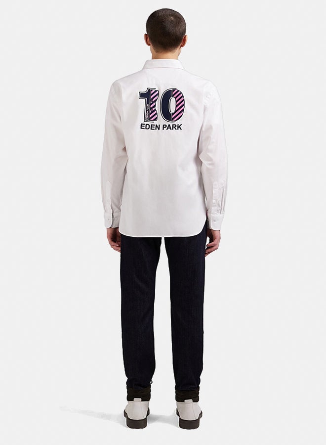 Eden Park Regular fit shirt with back embroidery  - Image 4