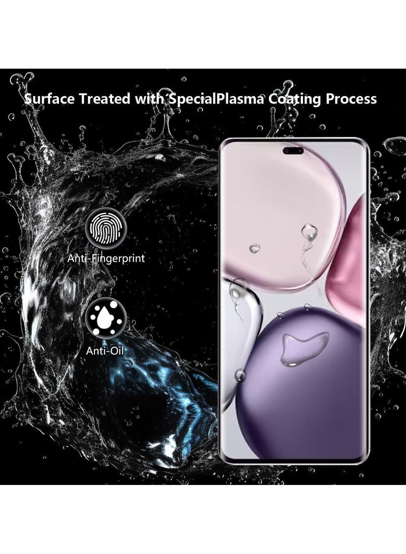 Honor X9c Screen Protector 3D Curved Tempered Glass Anti-Spy 9H Hardness Full Coverage Anti-Fingerprint - Image 2