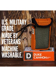 Duke Cannon Supply Co. Duke Cannon Tactical Scrubber Soap Pouch - U.S. Military-Grade, Coarse and Soft Mesh, 550 Paracord, Shower Hygiene Essential for Men's Bar Soap  - Image 4