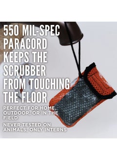 Duke Cannon Supply Co. Duke Cannon Tactical Scrubber Soap Pouch - U.S. Military-Grade, Coarse and Soft Mesh, 550 Paracord, Shower Hygiene Essential for Men's Bar Soap  - Image 3