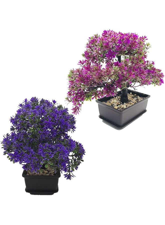 إيروريكس شجرة اصطناعية نبات مزيف في وعاء نباتات اصطناعية نباتات اصطناعية من خشب الصنوبر الياباني الاصطناعي للديكور المنزلي للمكتب الداخلي نافذة الفناء عرض سطح المكتب ديكور حديقة زين - Image 5