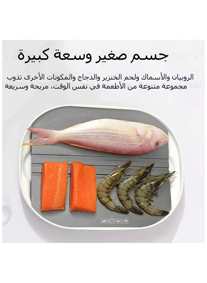 بليت للتوصيل الحراري عالي السرعة لتحضير اللحم والستيك على طبق التجميد السريع للأغذية مع درجة حرارة ثابتة للاستخدام المنزلي. - Image 2