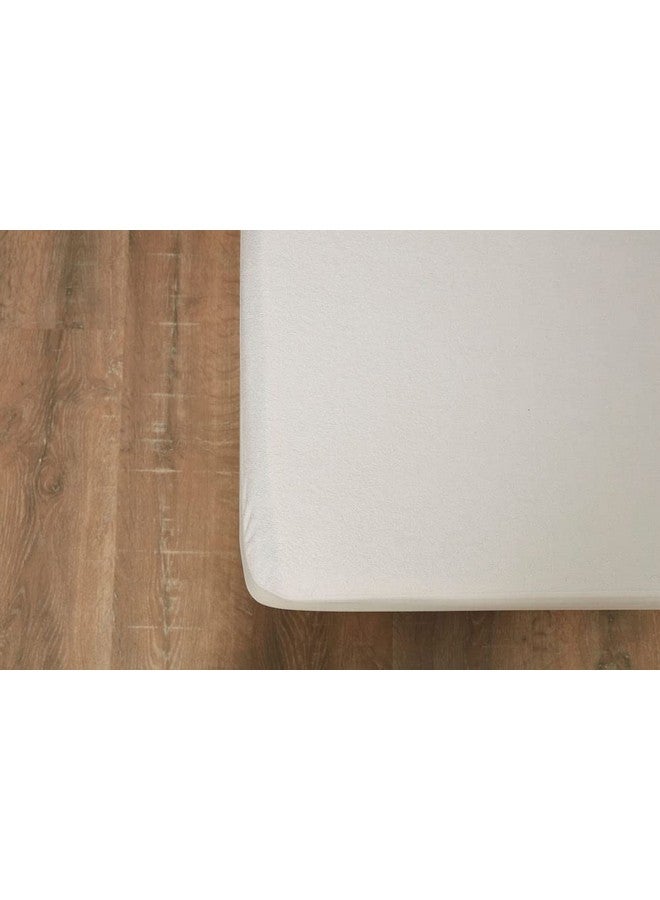 Wakefit Wakefit 100% Waterproof Premium Cotton Mattress Protector | Breathable and Hypoallergenic Ultra Soft Fitted Bed Protector 78"x66" - King, White - Image 5