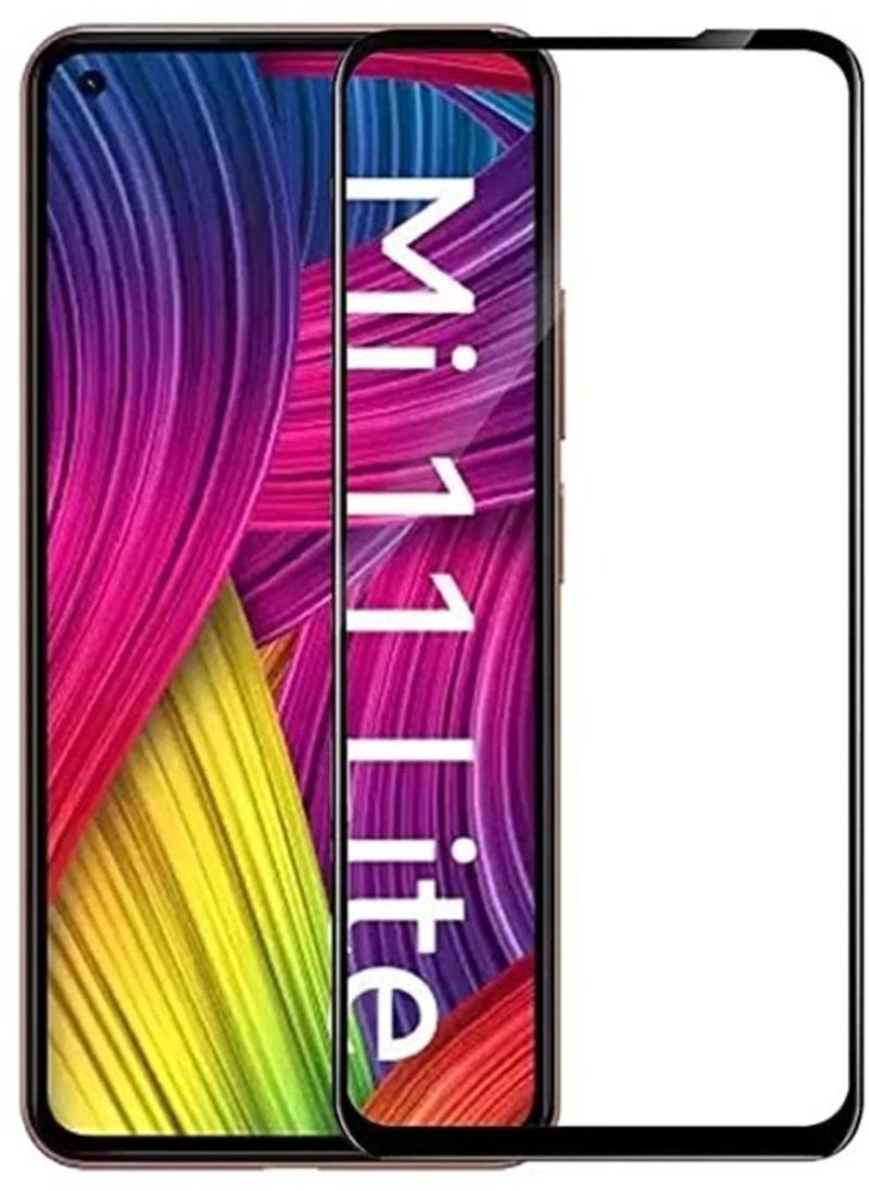 Raxoom حماية شاشة زجاج مقسى كامل الغراء من حافة إلى حافة لجهاز Xiaomi Mi 11 Lite / Mi 11 Lite 5G / Mi Lite 5G NE - Image 1