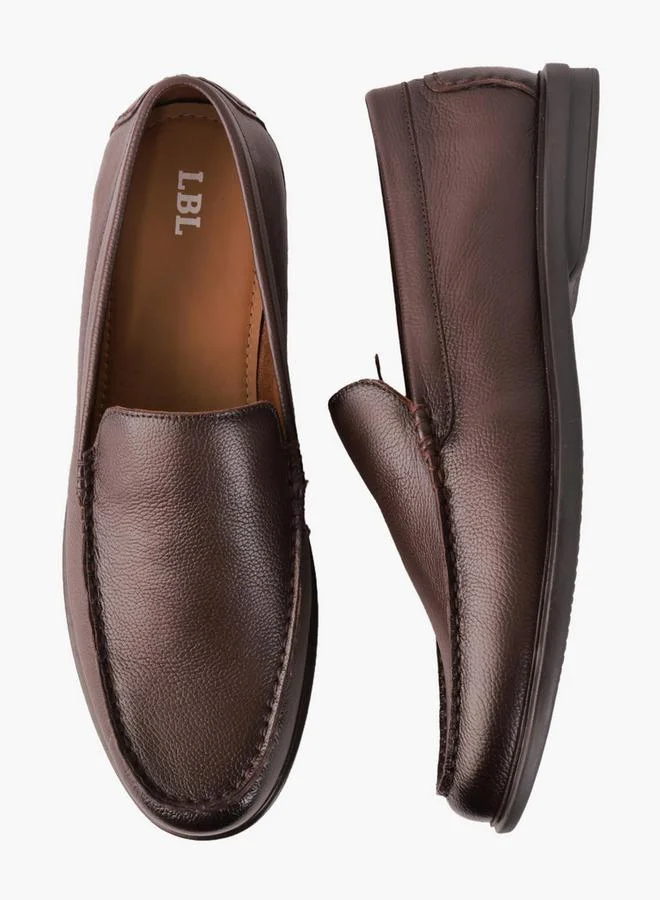 LBL By Shoexpress Men Slip-On Leather Loafers