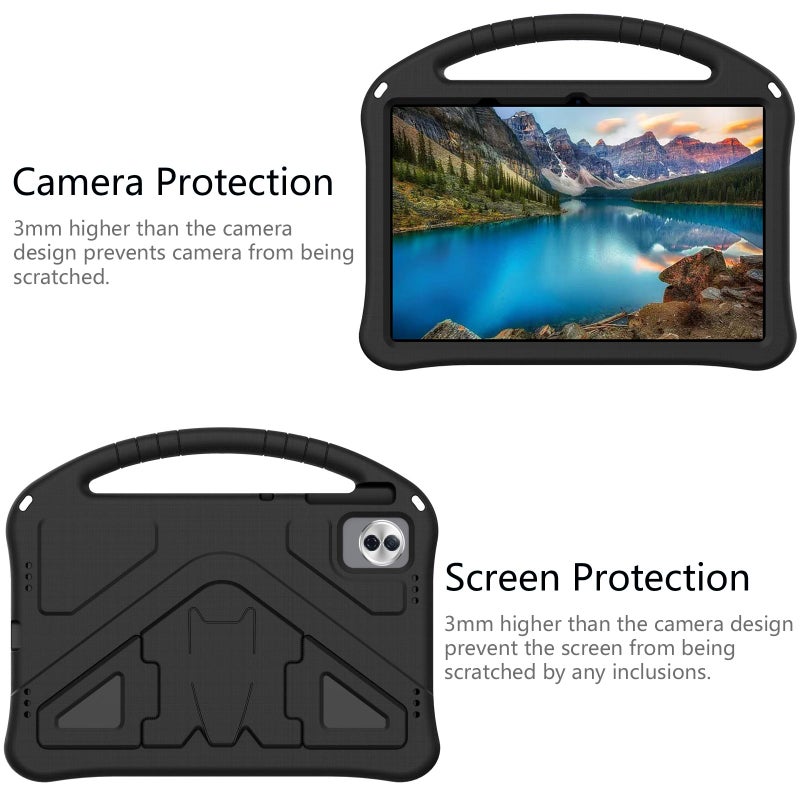 erorex For Honor Pad 10 2025 Eva Shockproof Tablet Case With Holder(Black) - Image 3