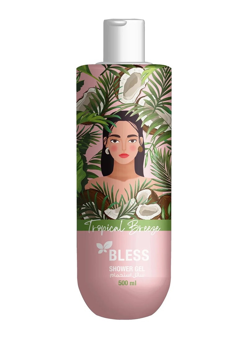 Tropical Breeze Shower Gel 500ml