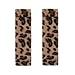JINXU 2 Pack Seat Belt Cover Pad Cute Plush Leopard Print Seatbelt Covers Seatbelt Shoulder for More Comfortable Driving Plush Fluffy Soft Seat Belt Cover Car Interior Accessories - Image 2