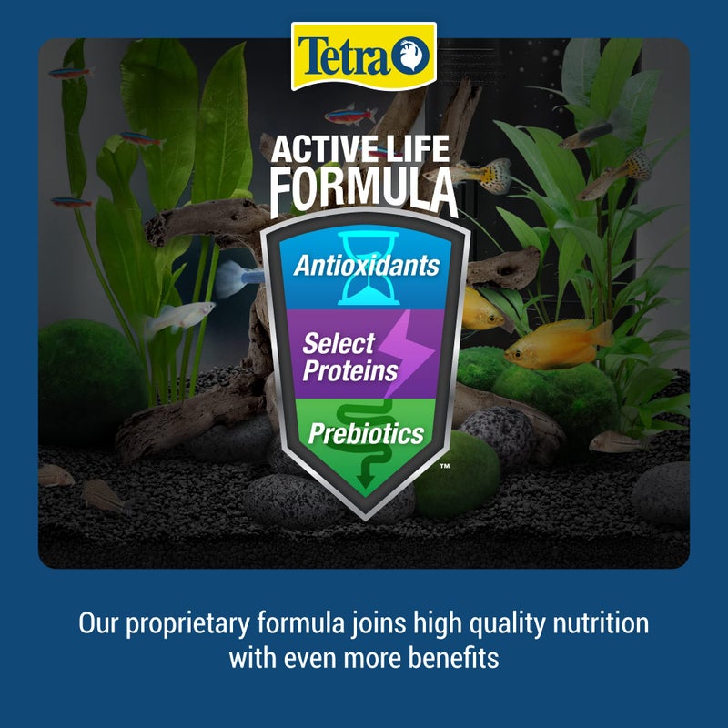 TetraCichlid fish Floating Cichlid Pellets 6 Ounces, Nutritionally Balanced Diet (77063) - Image 5