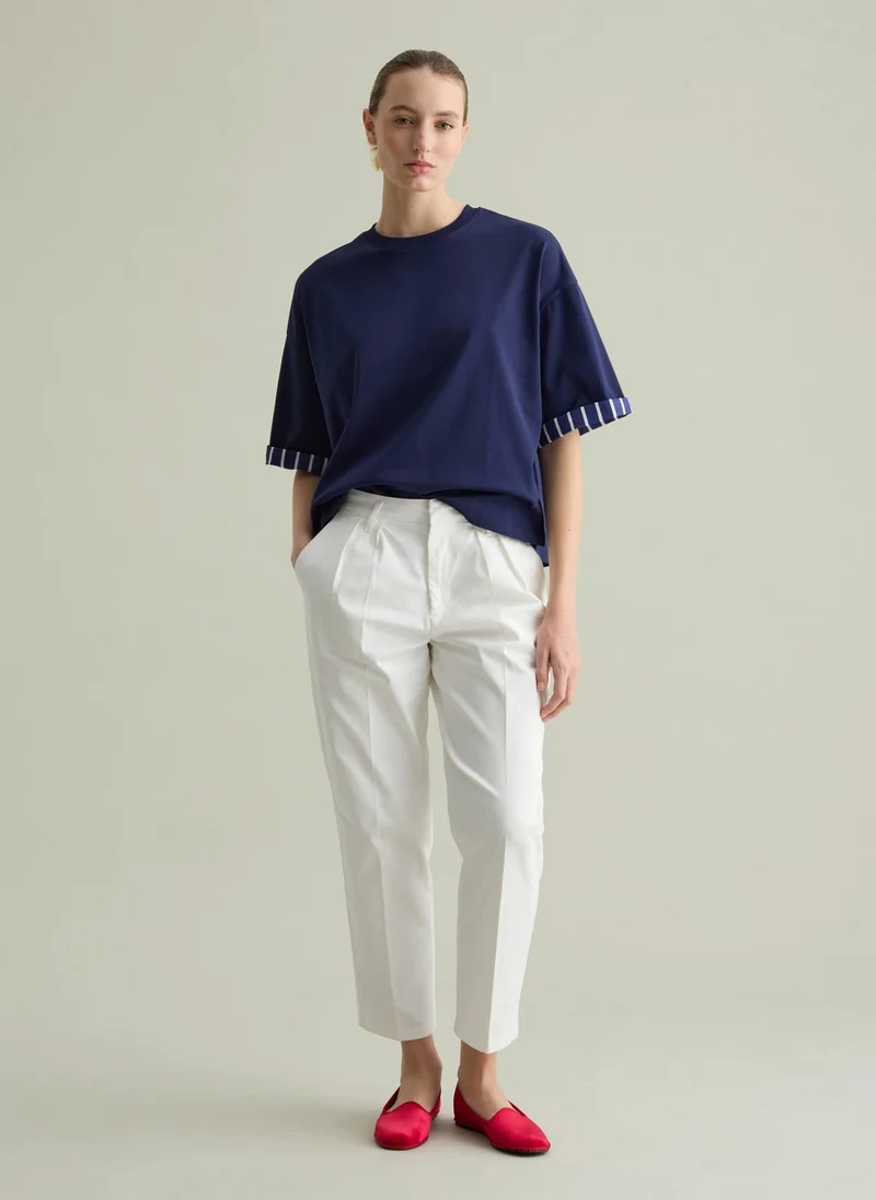 Ovs Oversized T-Shirt With Contrasting Detail