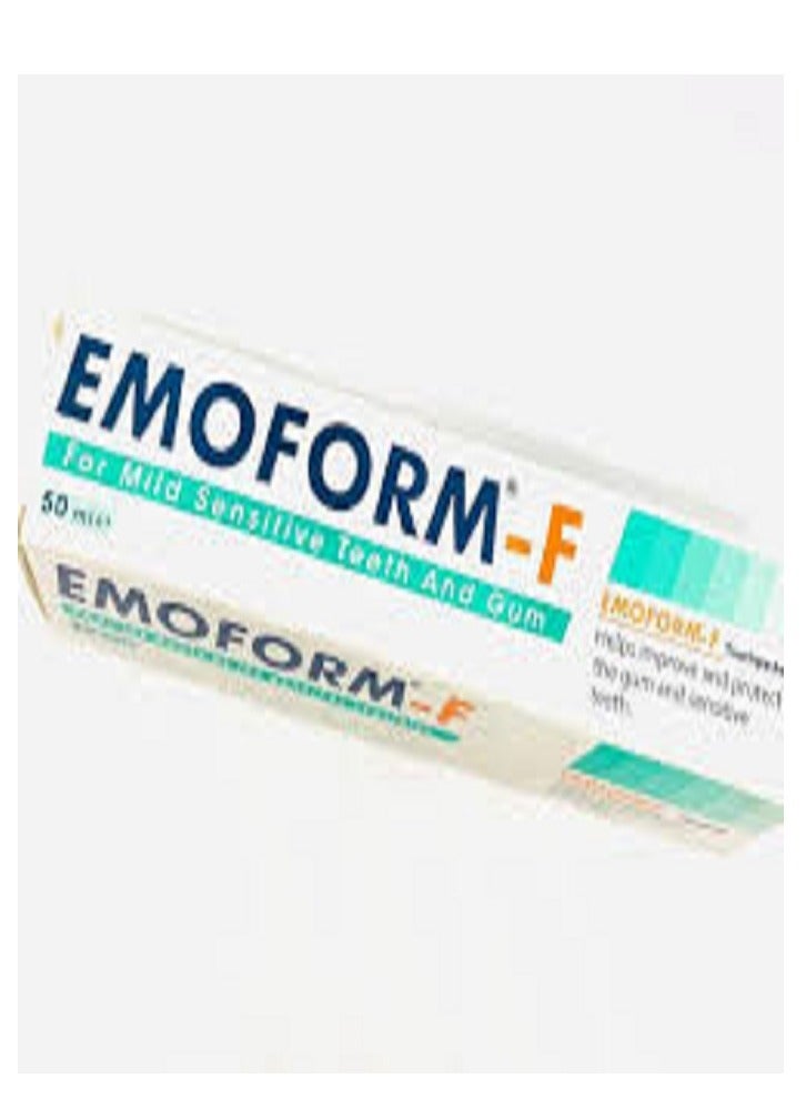 EMOFORM- F- DENTAL PASTE GREEN 50 GM