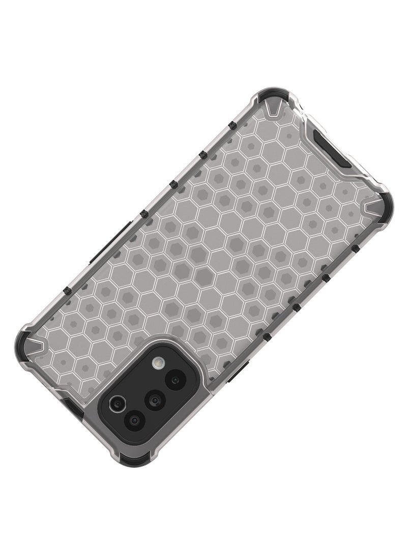 Case Cover Honeycomb Case Shockproof Camera Protection Cover Compatible with Oppo Reno 5( Transparent ) - Image 4