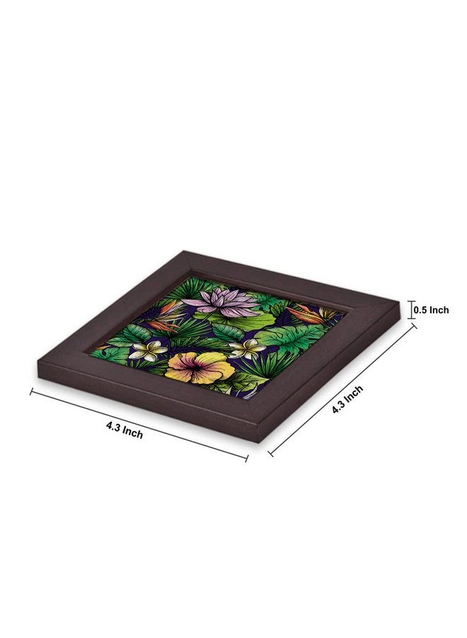 Paper Plane Design Tea Coffee Coaster Set Wooden Decorative Coasters Set. Home and Office Wooden Coasters Design 275 - Image 4