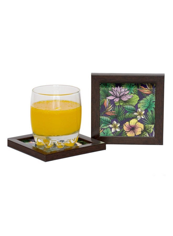 Paper Plane Design Tea Coffee Coaster Set Wooden Decorative Coasters Set. Home and Office Wooden Coasters Design 275 - Image 3