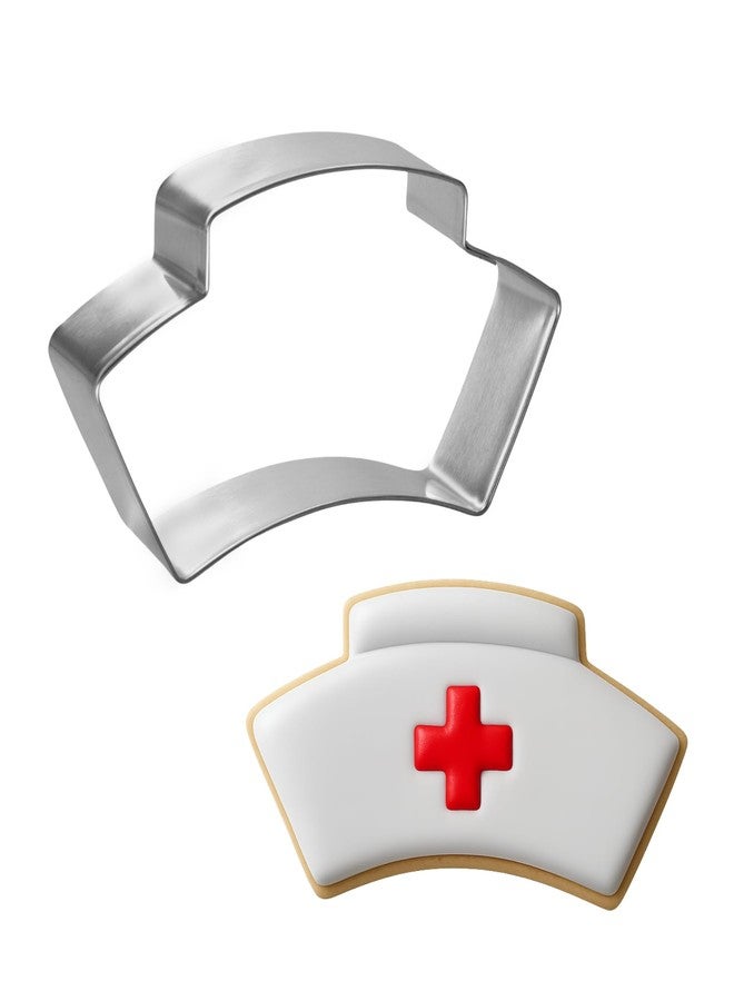 Foose Cookie Cutters Nurse Hat 4 Inch, Made in USA - Image 1