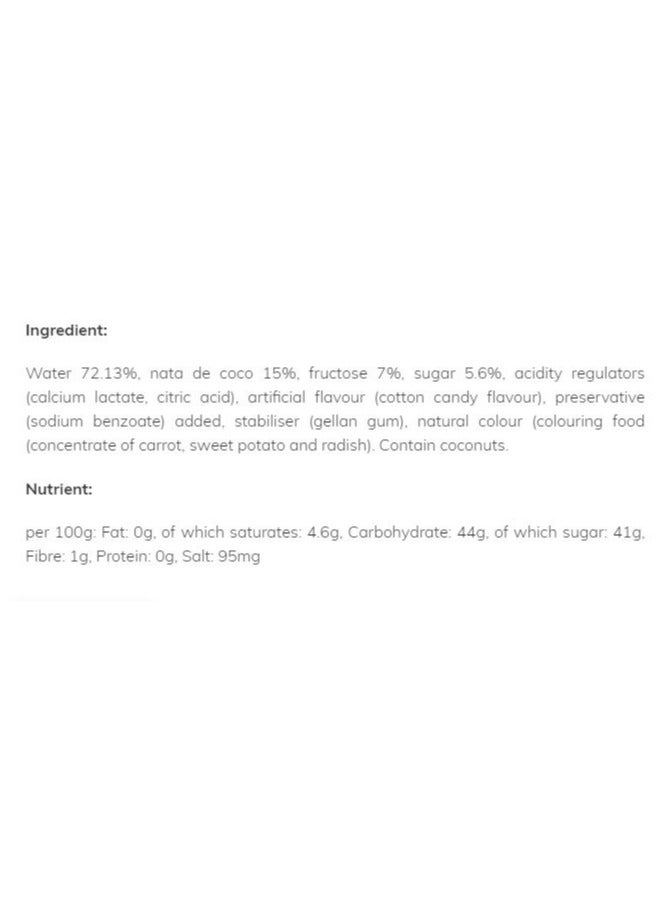 Mogu Mogu Cotton Candy Flavour Juice - Image 2