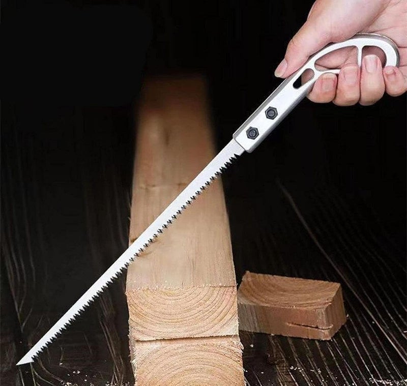 Easy2click Portable Mini Hand Saw Rugged Woodworking Cutter Tool for Camping Gardening and Hunting Ideal for Cutting Wood PVC Bone NonSlip Handle Design - Image 4