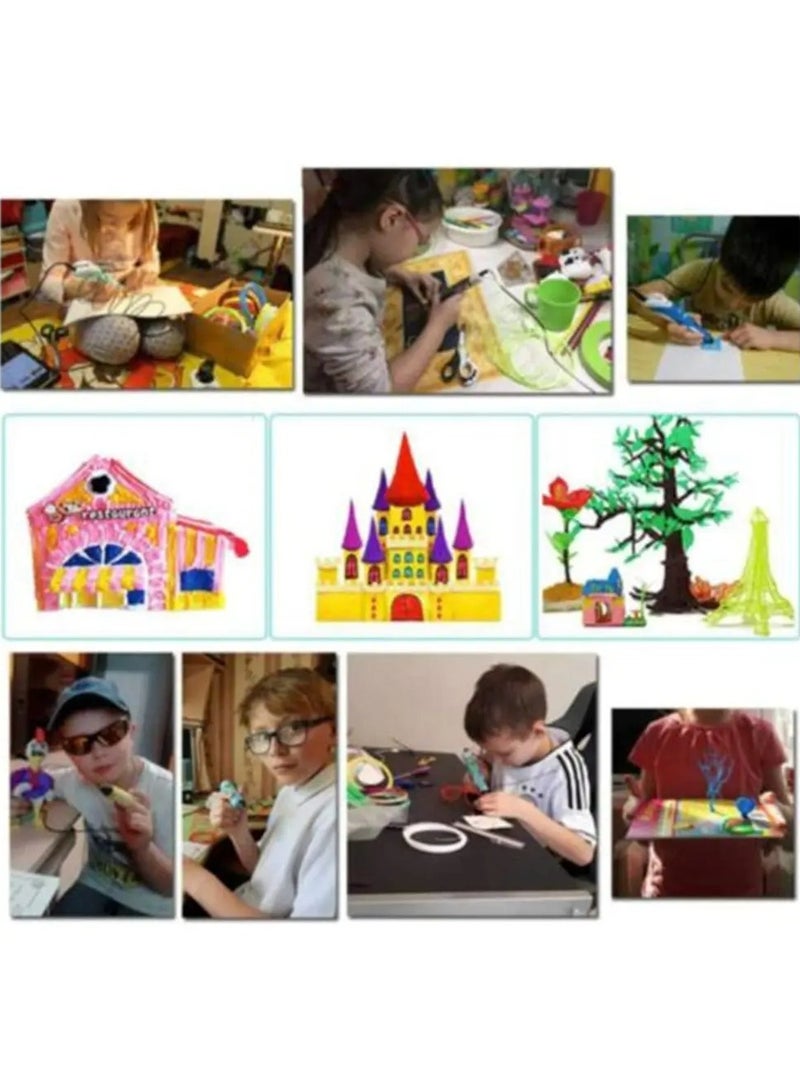 Generic 3D Printing Pen Art Printer Set PLA Filaments Drawing Printing Children Adult Creative Toy Gift  - Image 2