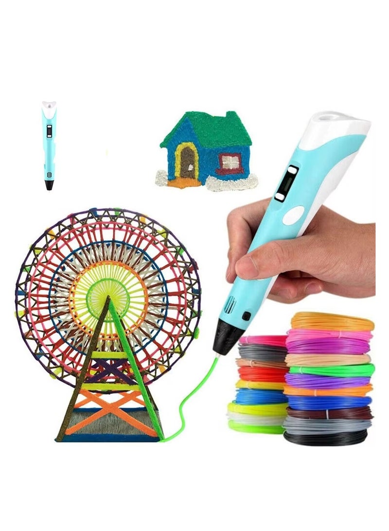 Generic 3D Printing Pen Art Printer Set PLA Filaments Drawing Printing Children Adult Creative Toy Gift  - Image 4