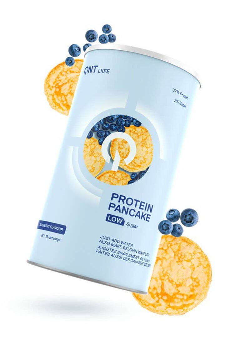 QNT Life, Protein Pancake Low Sugar, Blueberry, 16 Servings, 500g - Image 1
