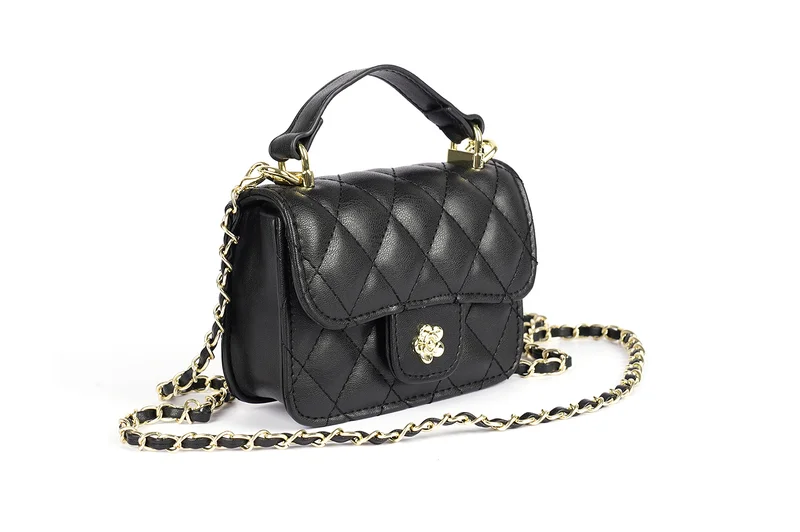 Cuple Chain strap quilted  rectangular handbag