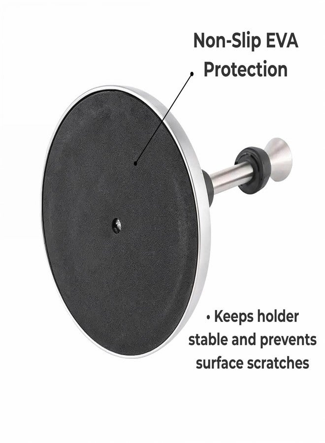 JSH Paper Towel Holder Countertop Stainless Steel, One-Hand Tear, Weighted Non-Slip Base, Fits Standard & Jumbo Rolls, Freestanding Paper Towel Stand for Kitchen, Bathroom, Modern Farmhouse Home Decor - Image 4