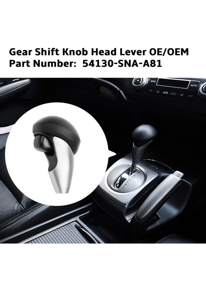 RO6G Replacement Honda Civic car Shift knob 54130-SNA-A81 Fits Honda Civic 2006-2011 Car Gear Shift Knob Head Lever ABS - Image 2