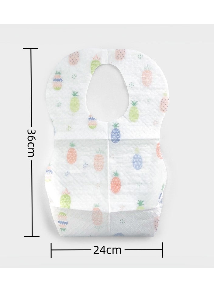 Baby Disposable Bibs for Baby Boys and Girls - Hygienic, Soft and Leakproof (50 PCS)  - Image 5