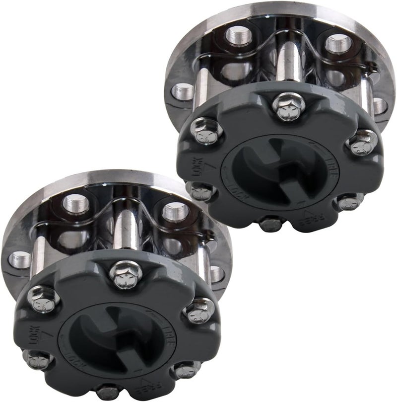 Yurefax 2PCS Free Wheeling Hub Lock for Mitsubishi 4x4 - Image 2