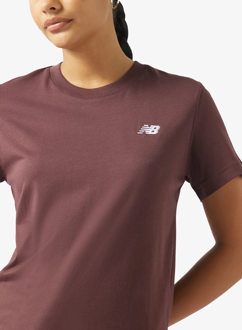 New Balance CHERRY LEATHER (YLR) Essential Jersey T-Shirt for Women | Best Price UAE