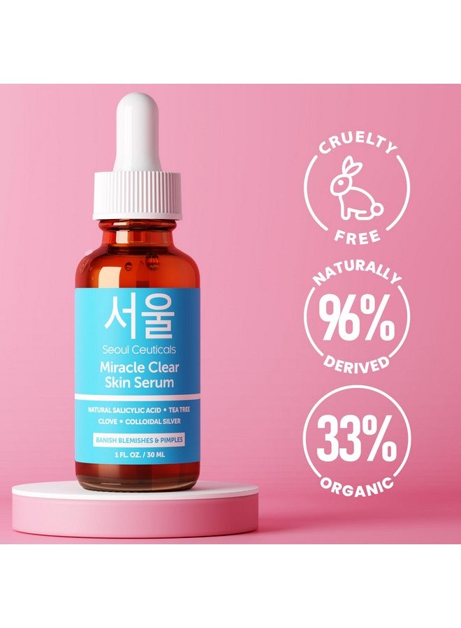 سول سوتيكالز سيروم سولسيوتيكالز الكوري لعلاج حب الشباب، علاج سريع المفعول للبشرة المعرضة لحب الشباب، بحمض الساليسيليك وشجرة الشاي والقرنفل لتوحيد لون البشرة، 1 أونصة - Image 3
