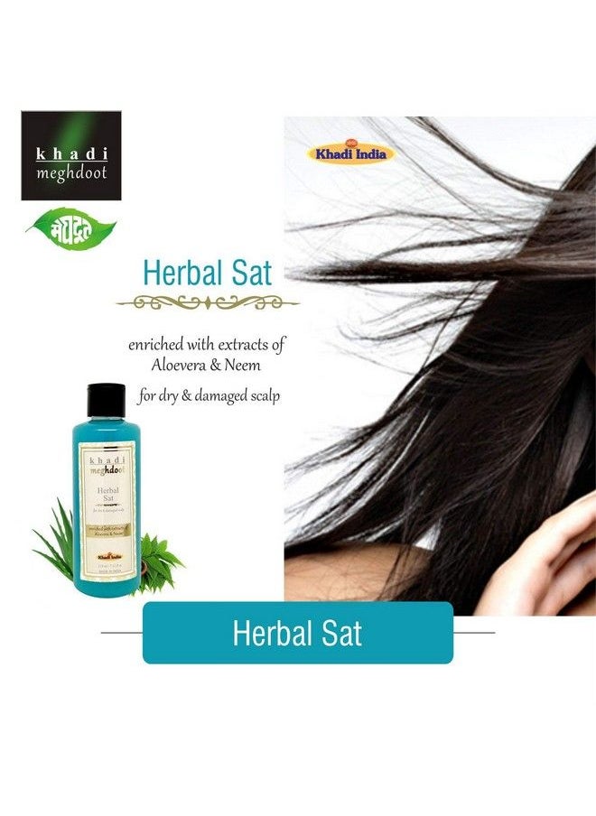 KHADI MEGHDOOT Herbal Shampoo 210Ml (Pack Of 2)  - Image 4